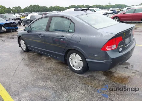 2008 Honda Civic Hybrid from USA, damaged, VIN JHMFA36248S003080